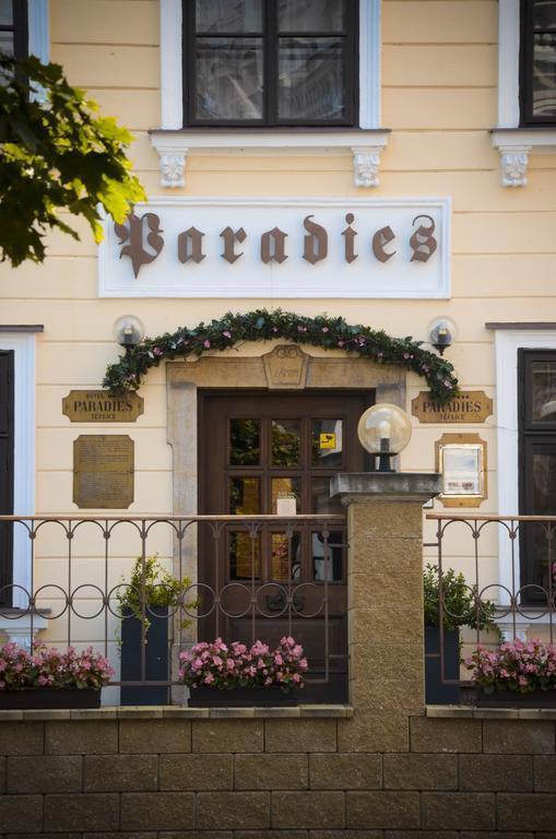 Hotel Paradies เตปลิตเซ ภายนอก รูปภาพ